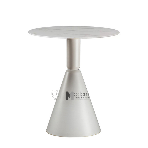 Bàn trà cafe mặt đá chân sắt TE KORIN-06E