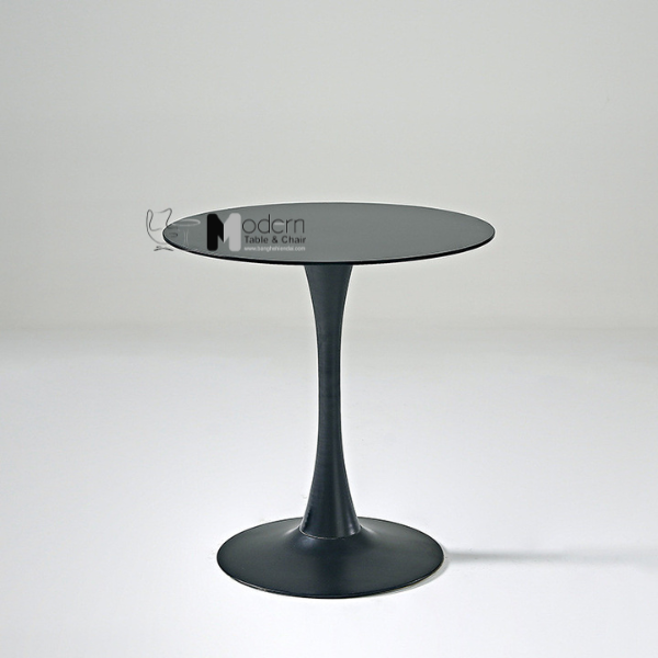 Bàn cafe composite tròn 60 chân sắt TE TULIP 2-06C