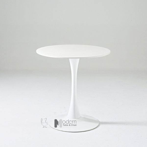 Bàn cafe composite tròn 60 chân sắt TE TULIP 2-06C