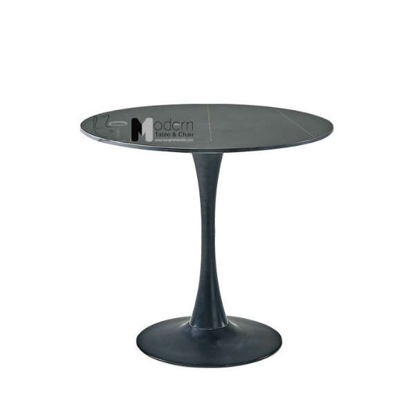 Bàn tiếp khách mặt đá tròn TE TULIP 2-08E3