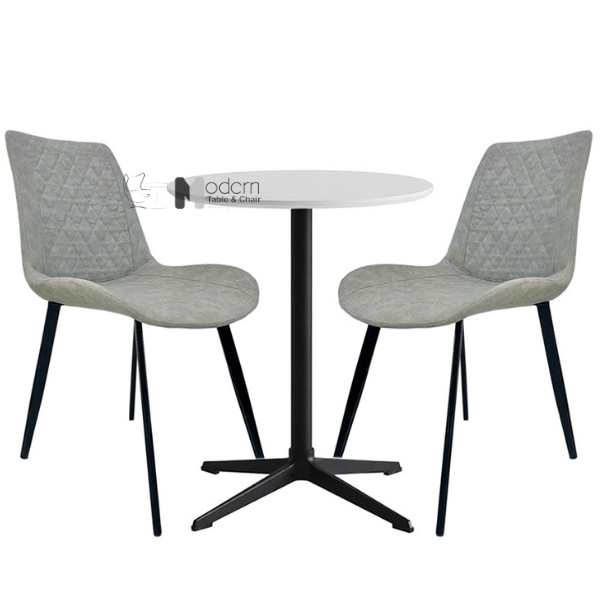 Ghế ăn nệm PVC chân sắt LUX 39A-P