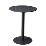 Bộ bàn cafe tròn 1 ghế nhựa TE1542-06W_CT3618-S
