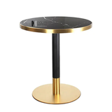 Bàn nhà hàng tròn 80 mặt đá TE1543-08EC