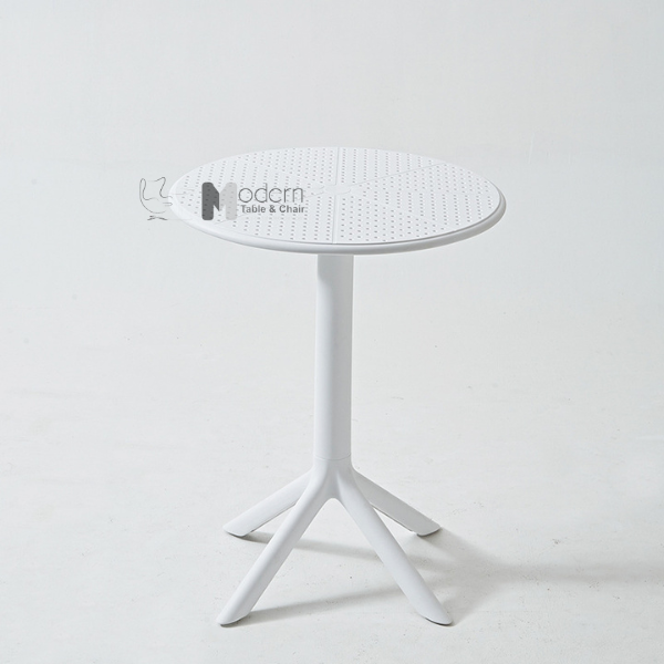 Bàn tiếp khách tròn nhựa đúc TE1545-06S