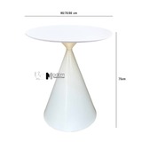 Bàn cafe tròn 70 mặt gỗ chân nón TE1547-07W