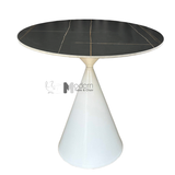 Bộ bàn cafe 4 ghế màu trắng TE1547-08E_DONUT-F