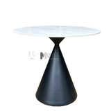 Bộ bàn cafe 4 ghế màu trắng TE1547-08E_DONUT-F