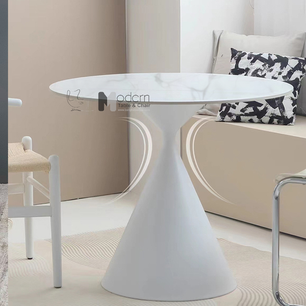 Bàn ăn mặt đá tròn 90 cm TE1547-09E