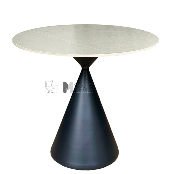 Bàn cafe mặt đá 80 chân nón TE1547-08E