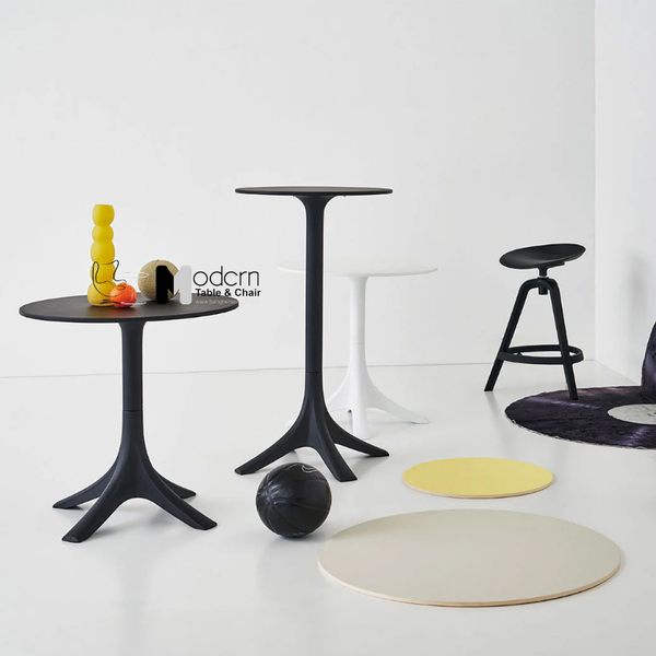 Bàn tiếp khách nhựa đúc mặt 65cm chắc chắn TE1550-65S