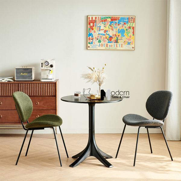 Bàn tiếp khách nhựa đúc mặt 65cm chắc chắn TE1550-65S