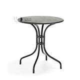 Bàn cafe tròn 70 mặt thép carbon TE2012-70A