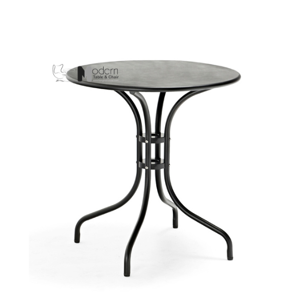 Bàn cafe tròn 70 mặt thép carbon TE2012-70A
