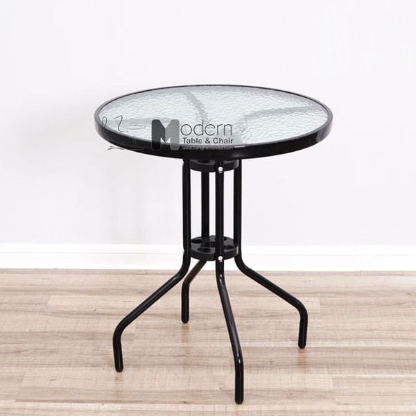 Bàn cafe ngoài trời mặt kính TE2020-06G