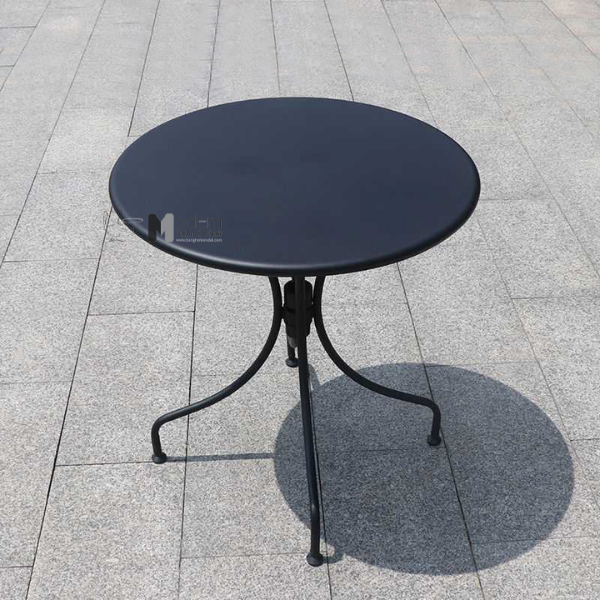 Bàn cafe sân vườn mặt tròn TE2021-07T