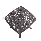 Bàn trà vuông thấp nhôm đúc TE2026-62A