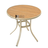 Bộ bàn cafe gỗ nhựa 4 ghế TE2032-80A_CC2028-A