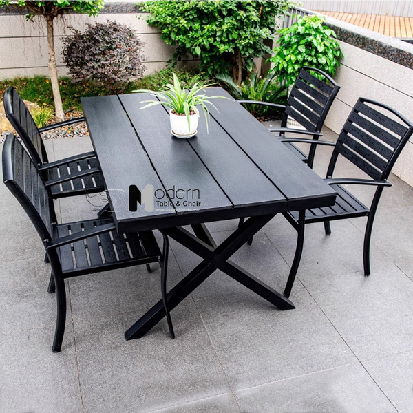 Bàn nhà hàng 1m4 chân chéo TE2035-140A