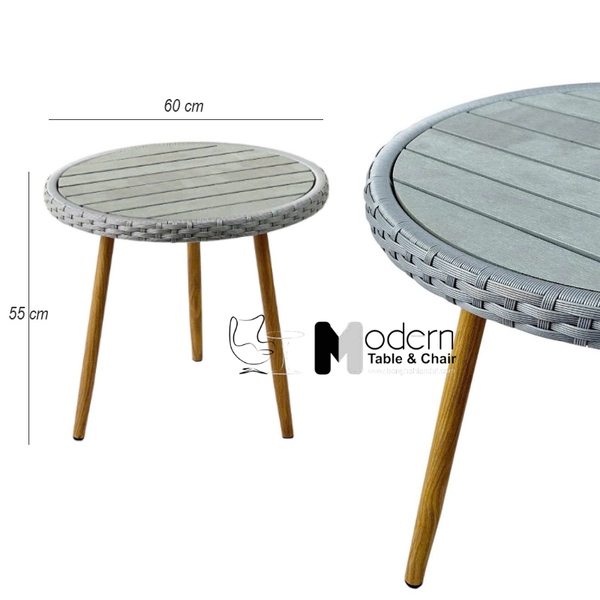 Bàn trà tiếp khách ngoài trời nhỏ gọn TE2044-60S