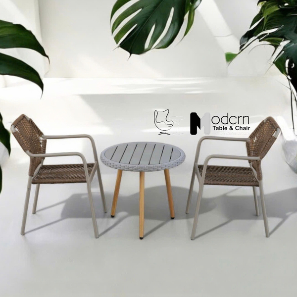 Bàn trà tiếp khách ngoài trời nhỏ gọn TE2044-60S