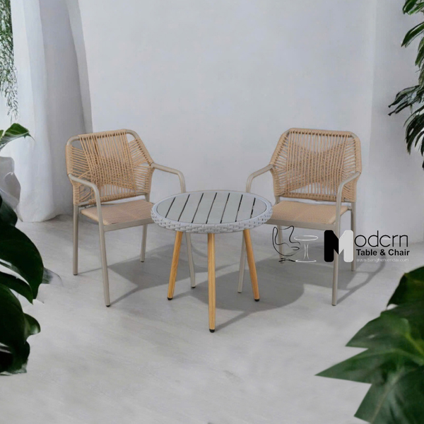 Bàn trà tiếp khách ngoài trời nhỏ gọn TE2044-60S