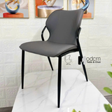 Ghế ăn bọc da nhập khẩu cao cấp có tay ECO 37A-P