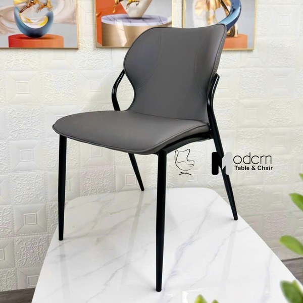 Ghế ăn bọc da nhập khẩu cao cấp có tay ECO 37A-P