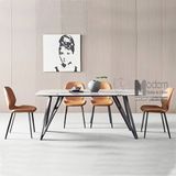 Bàn ăn 1m4 mặt đá phiến TN1224-14E