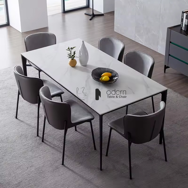 Bàn nhà hàng 1m4 mặt đá phiến TN1227-14E