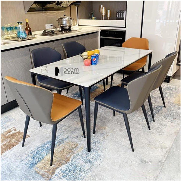 Bàn nhà hàng 1m4 mặt đá phiến TN1227-14E