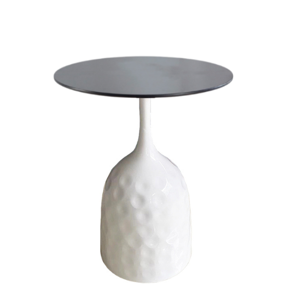 Bàn sofa góc tròn 60 chân sắt TS0946-06W