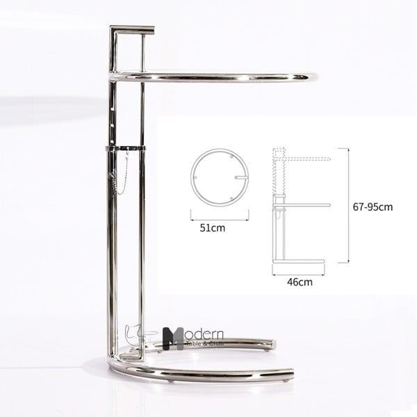 Bộ bàn trà 1 ghế trong suốt TS0953-05G_Panton-PC