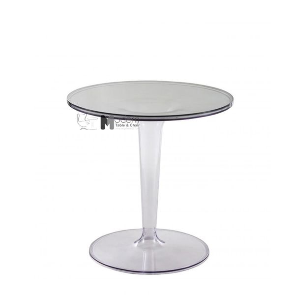 Bàn trà ngoài trời nhựa trong suốt TS0954-05S
