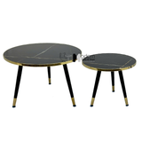 Bộ bàn trà tiếp khách mặt vân đá sang trọng TS0975-75S