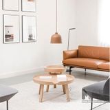 Bàn sofa gỗ OAK mặt tròn TS MUUTO-07