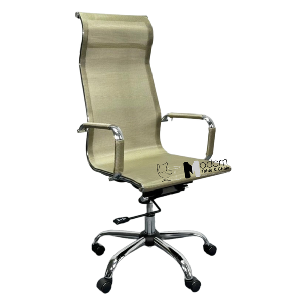 Ghế xoay văn phòng lưng lưới cao có tựa đầu liền thân ghế CM4544-M