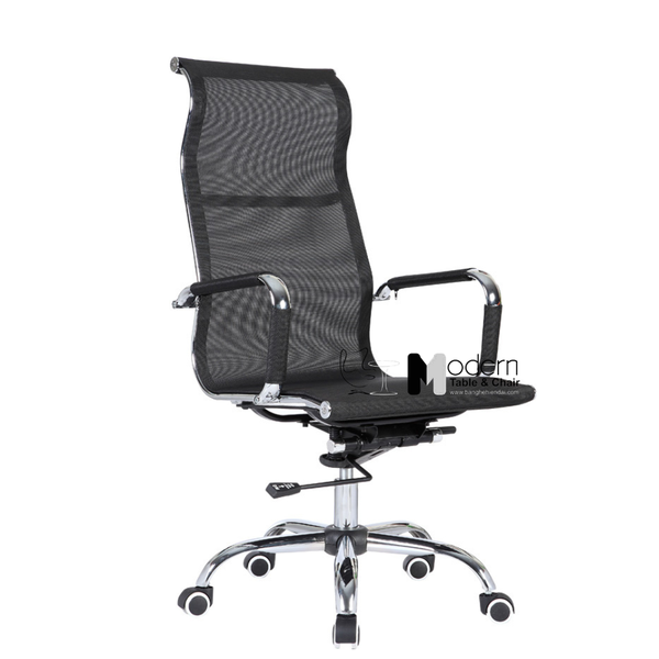 Ghế xoay văn phòng lưng lưới cao có tựa đầu liền thân ghế CM4544-M
