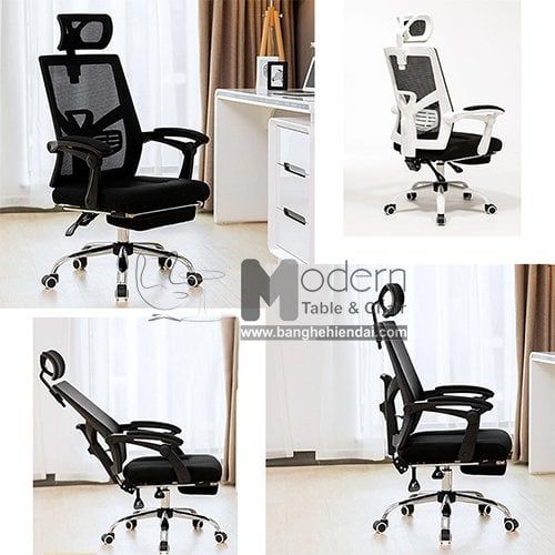 Ghế xoay văn phòng lưới có tựa đầu CR4305-M