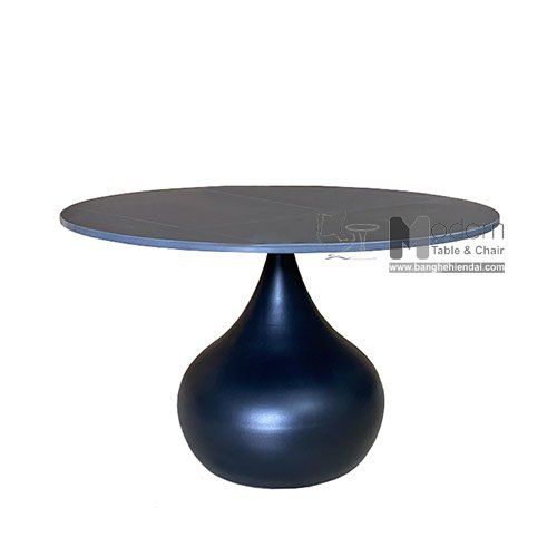 Bàn trà chân bầu mặt đá 60 TS0952-06E