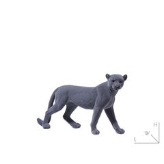 Tượng báo hoa mai màu xám nhung