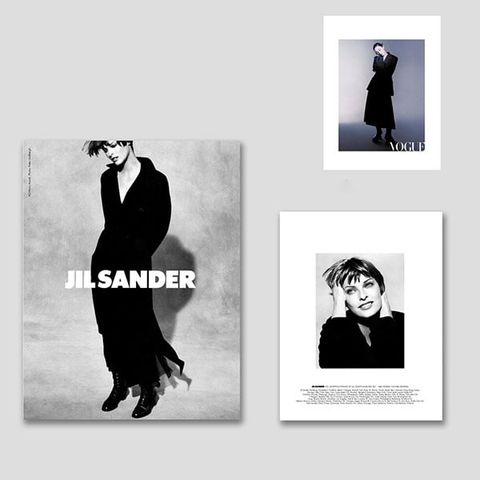 Bìa tạp chí thời trang trang trí