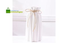 Bình sứ cắm hoa quấn dây MS01