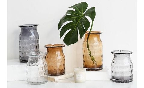 Bình thủy tinh cắm hoa NX001