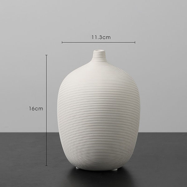 Bình gốm ceramic nghệ thuật sứ trắng N613 trang trí phòng khách giá rẻ –  NXMN - Home Decor