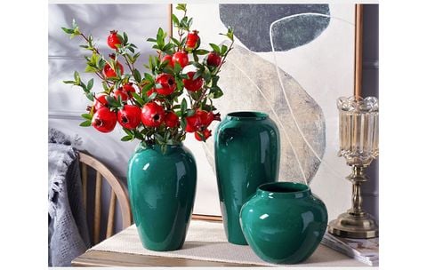 binh-gom-cam-hoa-men-xanh-bong-cao-cap