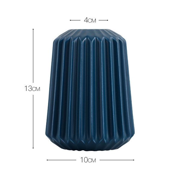 Bình sứ cắm hoa origami Bắc Âu