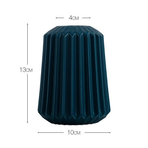 Bình sứ cắm hoa origami Bắc Âu