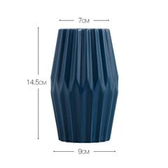 Bình sứ cắm hoa origami Bắc Âu