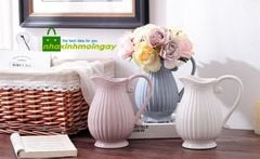 Bình sứ cắm hoa quai cao MS01