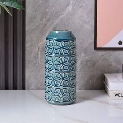 Bình sứ hoa xanh cổ điển